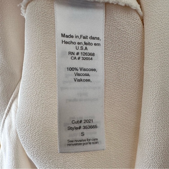 ANTHROPOLOGIE-LEFT Of Center “Avie” High Low Crepe Sleeveless Tank (Size:Small) - Picture 10 of 11